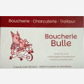BOUCHERIE BULLE
